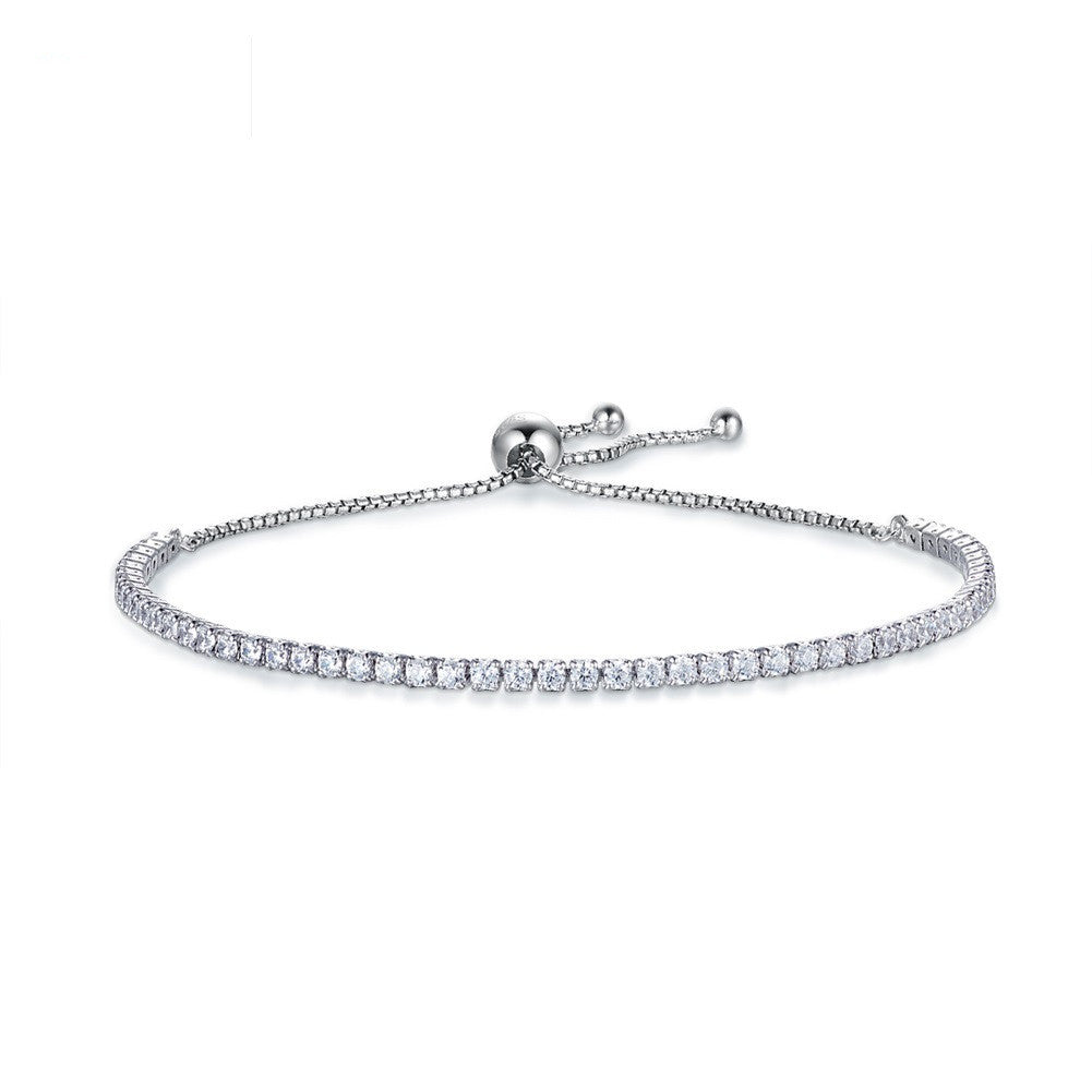 BRACCIALE TENNIS ARGENTO