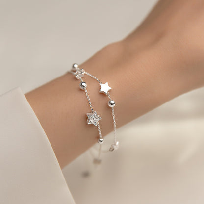 BRACCIALE STARS ARGENTO